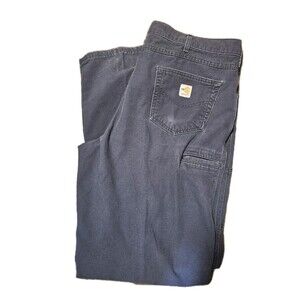 Carhartt FR Flame Resistant Work Pants 40x36 HRC 2 NFPA 2112 Cotton Blend Navy
